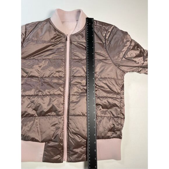 Lululemon Non-Stop Bomber Reversible Jacket PinkFawn Size 4 W4BDGS PrimaLoft EUC - Picture 9 of 10